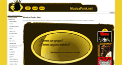 Desktop Screenshot of musicapunk.net